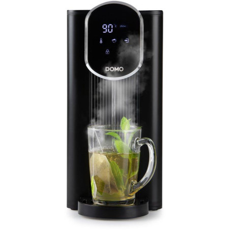 Distributeur d'eau chaude - bouilloire - DOMO - DO524WK - 2600 W - 2,5 L - Réglages de température - Noir