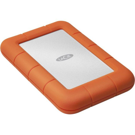 Disque dur externe - LACIE - Rugged Mini STJJ5000400 - 5 To - 3.2 Gen 1 - Orange