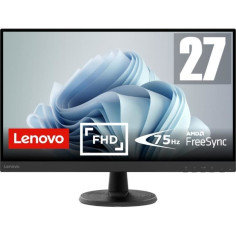 Ecran PC LENOVO D27-40 - 27 - FHD - 75Hz - Dalle VA - 4ms - HDMI - VGA - Pied réglable en hauteur