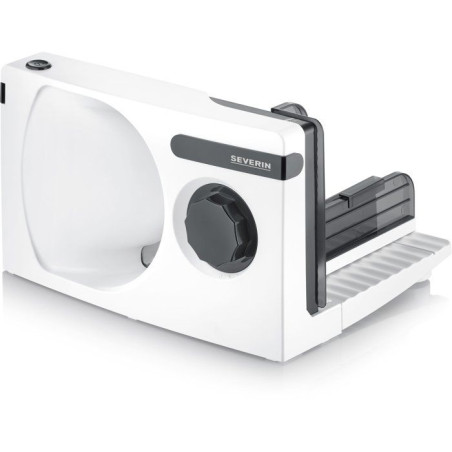 Trancheuse électrique compacte - SEVERIN - AS3912 - 100 W - Lame inox amovible 0 a 15 mm - Blanc