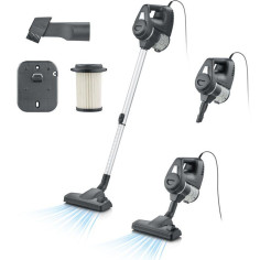 Aspirateur balai filaire - SEVERIN CY7080 - 19 000 Pa - 500 ml - Câble 6 m - Noir