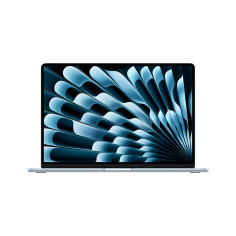 Apple MacBook Air - Puce M4 - 15,3 Pouces - Mémoire Unifiée 16 Go - 256 Go SSD avec Touch ID - Bleu