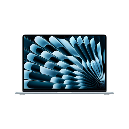 Apple MacBook Air - Puce M4 - 15,3 Pouces - Mémoire Unifiée 16 Go - 256 Go SSD avec Touch ID - Bleu