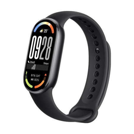 Xiaomi Smart Band 10, Montre Connectée, Écran AMOLED 1.72", Autonomie 21 Jours, Charge Rapide, Noir