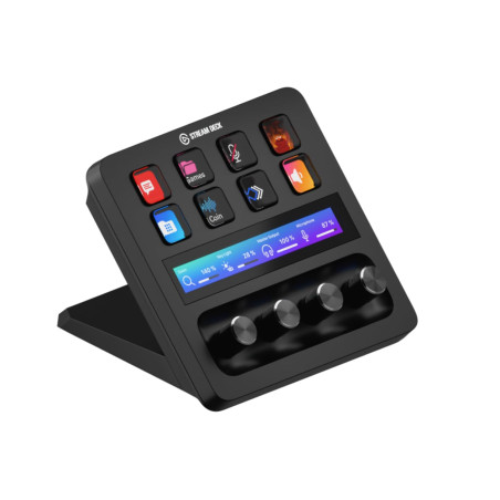 Console de mixage et production en direct LGATO Stream Deck - Ruban tactile, boutons et touches LCD - Compatible Mac et PC