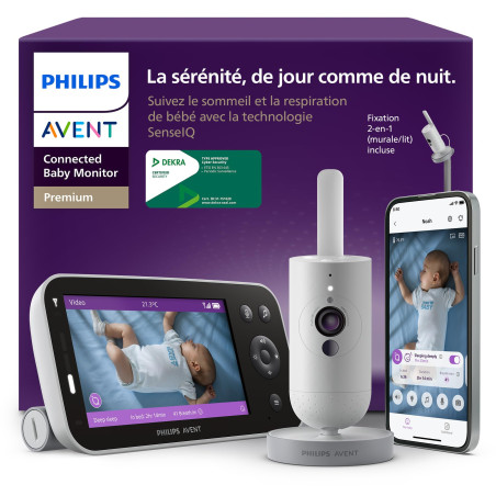 Babyphone Vidéo sans fil HD PHILIPS AVENT- Wi-Fi - compatible smartphone