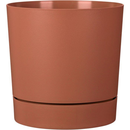 Pot de fleurs avec réserve rond - GARDEN ID - Plano - Ø 47 - 43 L - H 46 cm - Siena