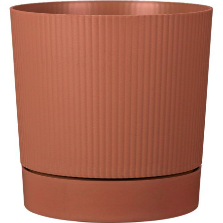 Pot de fleurs avec réserve rond - GARDEN ID - Lino - Ø 47 - 43 L - H 46 cm - Siena