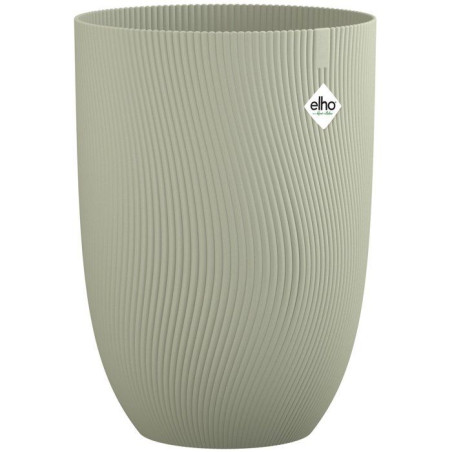 Pot de fleur haut - ELHO - Sereh Haut 30 - 22 L - L 30 x B 29.5 x H 41 cm - Vert- Balcon/intérieur/extérieur