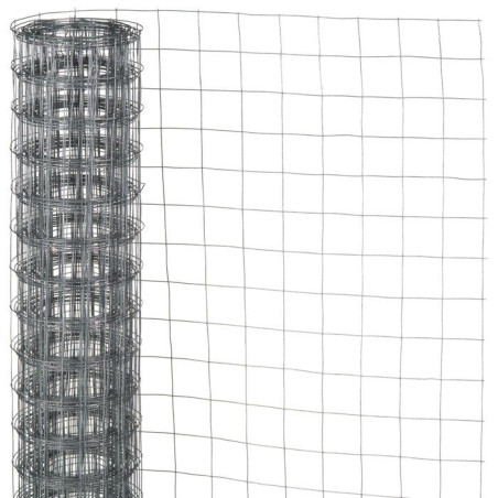 Grillage carré - NATURE - 0,5 x 3 m - Ep. 12,7 mm - Gris