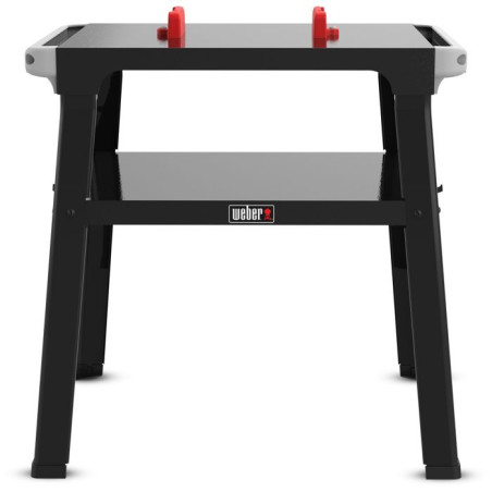Support pour Lumin/Lumin Compact - Weber - Etagere de rangement - Deux crochets intégrés - Noir