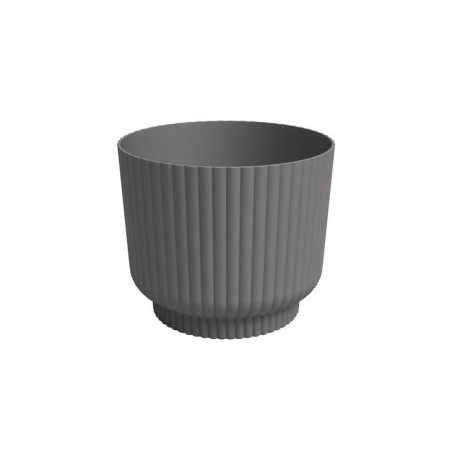 Pot de fleur Miami Wavy - Plastique - Anthracite - Rond - 29.7x29.7x25.1 cm - 13 L - ARTEVASI