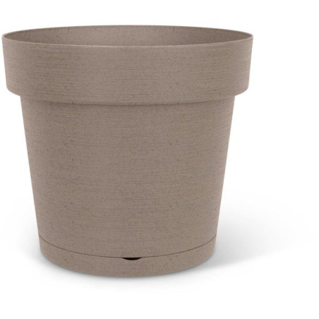 Pot de fleurs avec réserve rond - GARDEN ID - Glamour - Ø 50 - 47 L - H 43 cm - Taupe