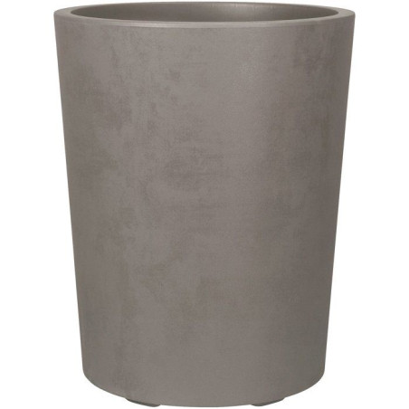 Pot de fleurs rond - DEROMA - Millennium - 48 L - Ø 43 cm - A réserve d'eau - Marron
