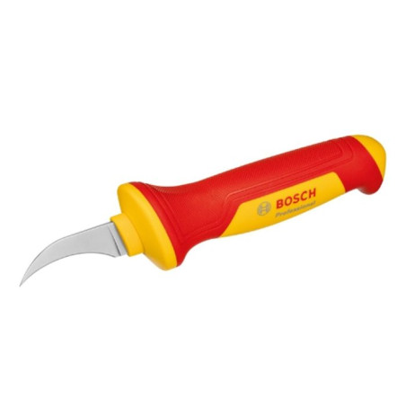 Couteau a dénuder - BOSCH - VDE - Lame en acier S2 - Isolé jusqu'a 1000 volts - Ergonomique