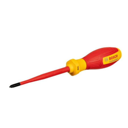 Tournevis VDE - BOSCH - PH1x100 - Isolé jusqu'a 1000 V - Élastomere thermoplastique - Ergonomique