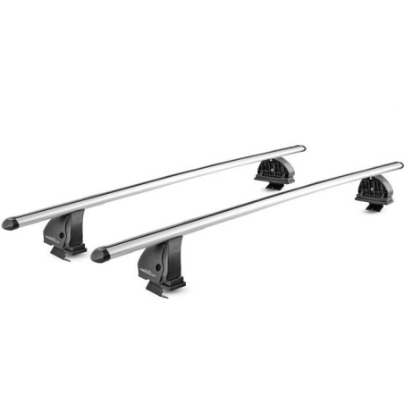Lot de 2 Barres de toit - GREEN VALLEY - Easy One N° 92 - Aluminium - Fixation sur toit normal - Jusqu'a 75 kg