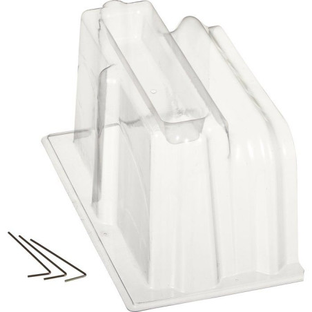 Embout fermeture pour tunnel de forçage modulaire - NATURE - 22 x 21,5 x 40 cm