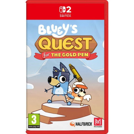 Bluey's Quest for the Gold Pen • Jeu Nintendo Switch 2