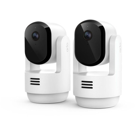 Caméra de surveillance - Arlo - Essential 3 Kit de 2 caméras 2K 360° - Intérieur