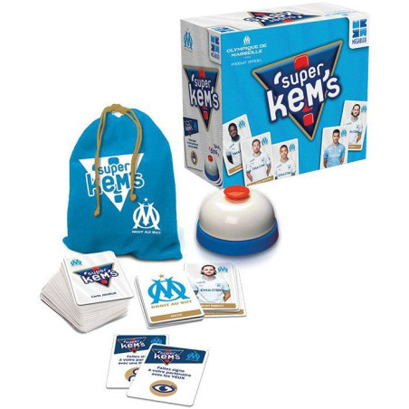 Super Kems Olympique de Marseille - Jeu de société - MEGABLEU - Des 6 ans