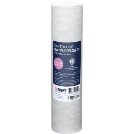 Pack cartouches Triplex - BWT - Pack Triplex - Préfiltration + charbon actif + filtration fine - Prétraitement osmose