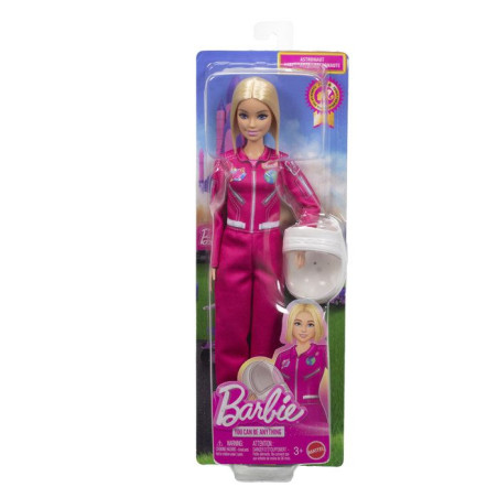 Poupée mannequin - BARBIE - JKF77 - Astronaute - Métier inspirant - Combinaison spatiale fuchsia - Casque inclus - Des 3 ans