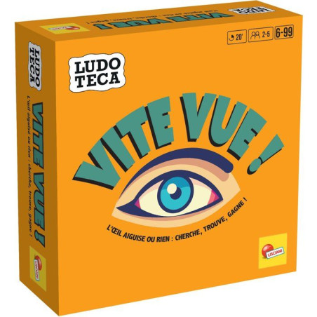 Vite Vue! - Jeu d'Observation - LUDOTECA - LISCIANIGIOCHI - 167 Jetons - De 2 a 5 joueurs - Des 6 ans