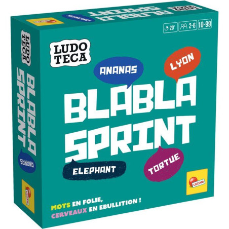 Blabla Sprint - Jeu de Mots - LUDOTECA - LISCIANIGIOCHI - De 2 a 6 joueurs - Des 10 ans