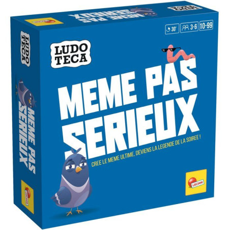 Meme Pas Sérieux - Jeu d'Humour - LUDOTECA - LISCIANIGIOCHI - De 3 a 6 joueurs - Des 10 ans