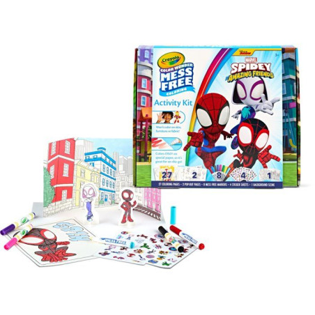 Malette d'activités coloriage - CRAYOLA - Color Wonder - Spidey - Des 3 ans