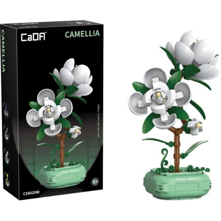 CADA Artiste - Jeu de construction - Plante Camélia - 301 pieces - Des 8 ans