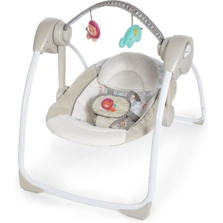 INGENUITY Balancelle bébé électrique portable Soothe 'n Delight™ - Cozy Kingdom™ avec mélodies - 0m+