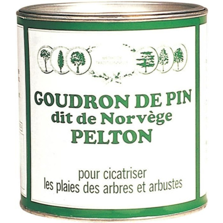 Goudron de Pin - PELTON - GOUD4 - 800 g - Cicatrise les plaies des arbres et arbustes - Pret a l'emploi