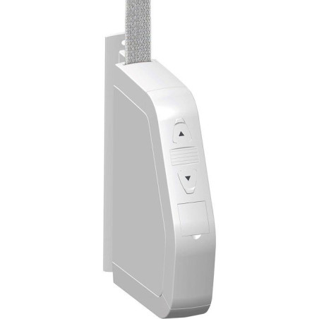 Enrouleur de sangle pour volet roulant - SUPERROLLO - GW185 - Electrique - 14/15 mm - Câble 1,5 m - Blanc