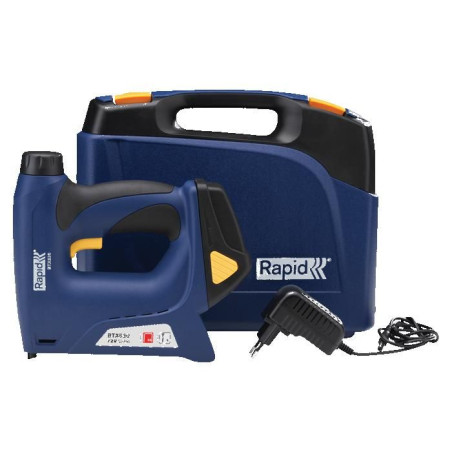 Rapid BTX530 Agrafeuse-cloueuse électrique sans fil a batterie Lithium-Ion