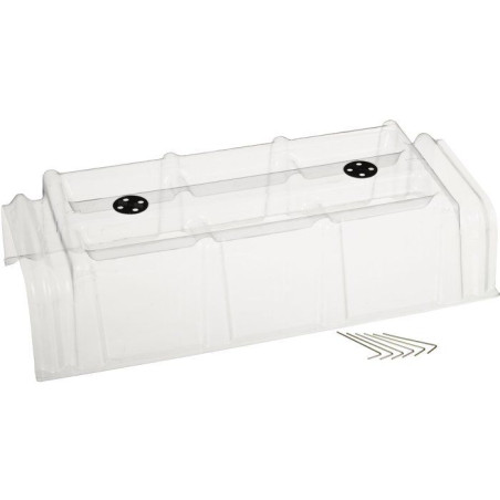 Tunnel forçage modulaire - NATURE - 86 x 40 x 22 cm - Avec 2 aérateurs