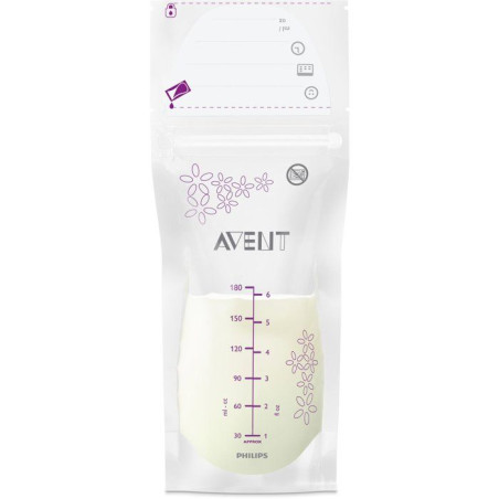 Sachets de conservation – PHILIPS AVENT – SCF603/25 – Lot de 50