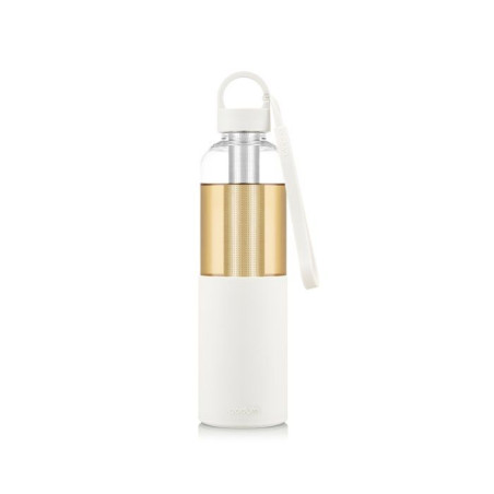 Gourde en tritan - BODUM - Melior - 1,2 L - Filtre infuseur en inox - Dragonne silicone - Blanc