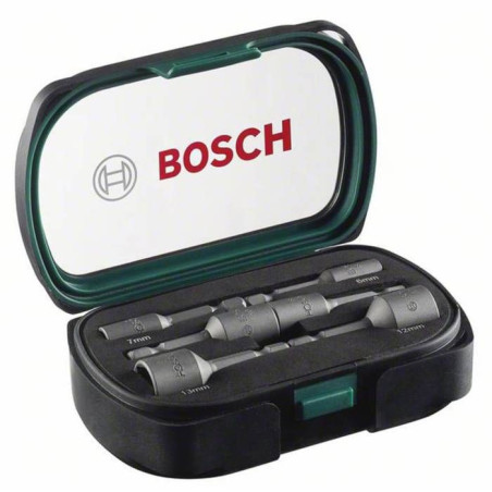 Lot d'embouts a emmanchement 6 mm, 7 mm, 8 mm, 10 mm, 12 mm, 13 mm Bosch Accessories Promoline 2607017313 Propulseur 1/