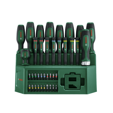 Jeu de 39 tournevis a embout de précision BOSCH