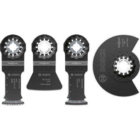 Coffret de 4 lames BOSCH PROFESSIONAL - Flooring and Fitting - Pour outils oscillants multifonctions