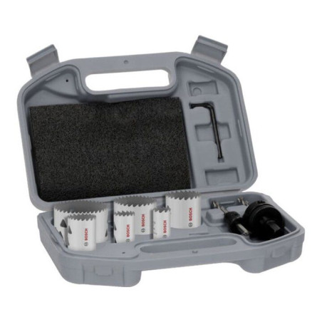Coffret de scies trépans a filetage BOSCH PROFESSIONAL - Multi Material - 20 25 35 40 51 68 x 40 mm