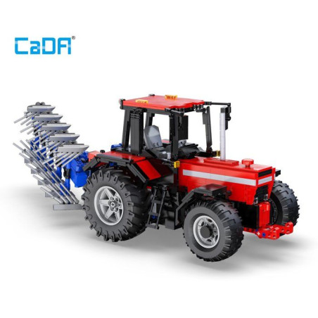 CADA Master - Jeu de construction - Tracteur agricole - Échelle 1:17 - 1675 pieces - Des 8 ans - Radiocommandé