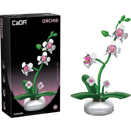 CADA Artiste - Jeu de construction - Plante Orchidée - 237 pieces - Des 8 ans