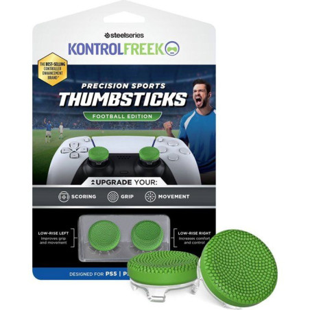Pack de 2 Precision Sports Thumbsticks - STEELSERIES - KontrolFreek - Football Edition - Pour manette Playstation 4 et 5 - Vert