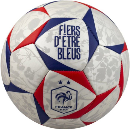 Ballon de football - FFF - Jersey floral - T5 - Tricolore