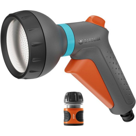 Pistolet-arrosoir - GARDENA - Classic - Avec raccord Aquastop - Jet réglable