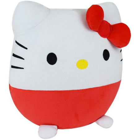 Peluche Kawai coussin - JEMINI - HELLO KITTY - 27 cm - Doux et moelleux