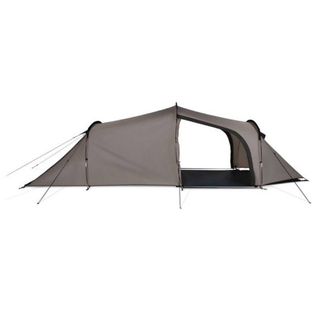 Tente tunnel - 2 places - KAMPA - Wanderlight 02 - marron champignon